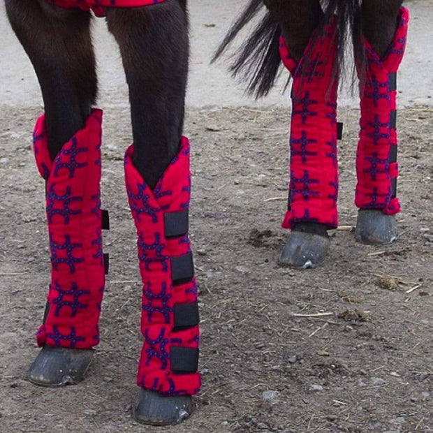 Horse Travel & Stable Fleece Boots - Set of 4 in a variety of colours - Snuggy Hoods